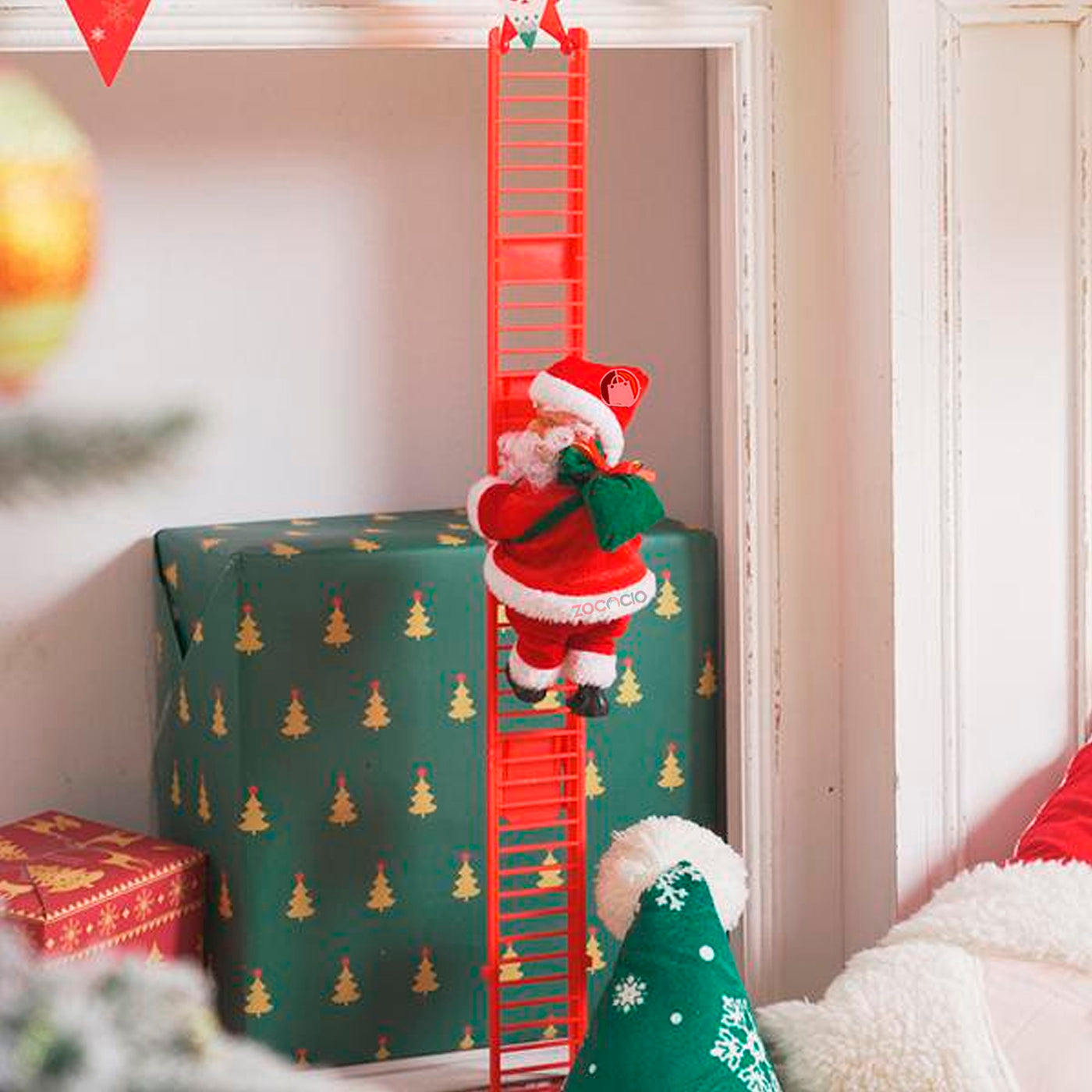 Papá Noel Escalera 🎅✨