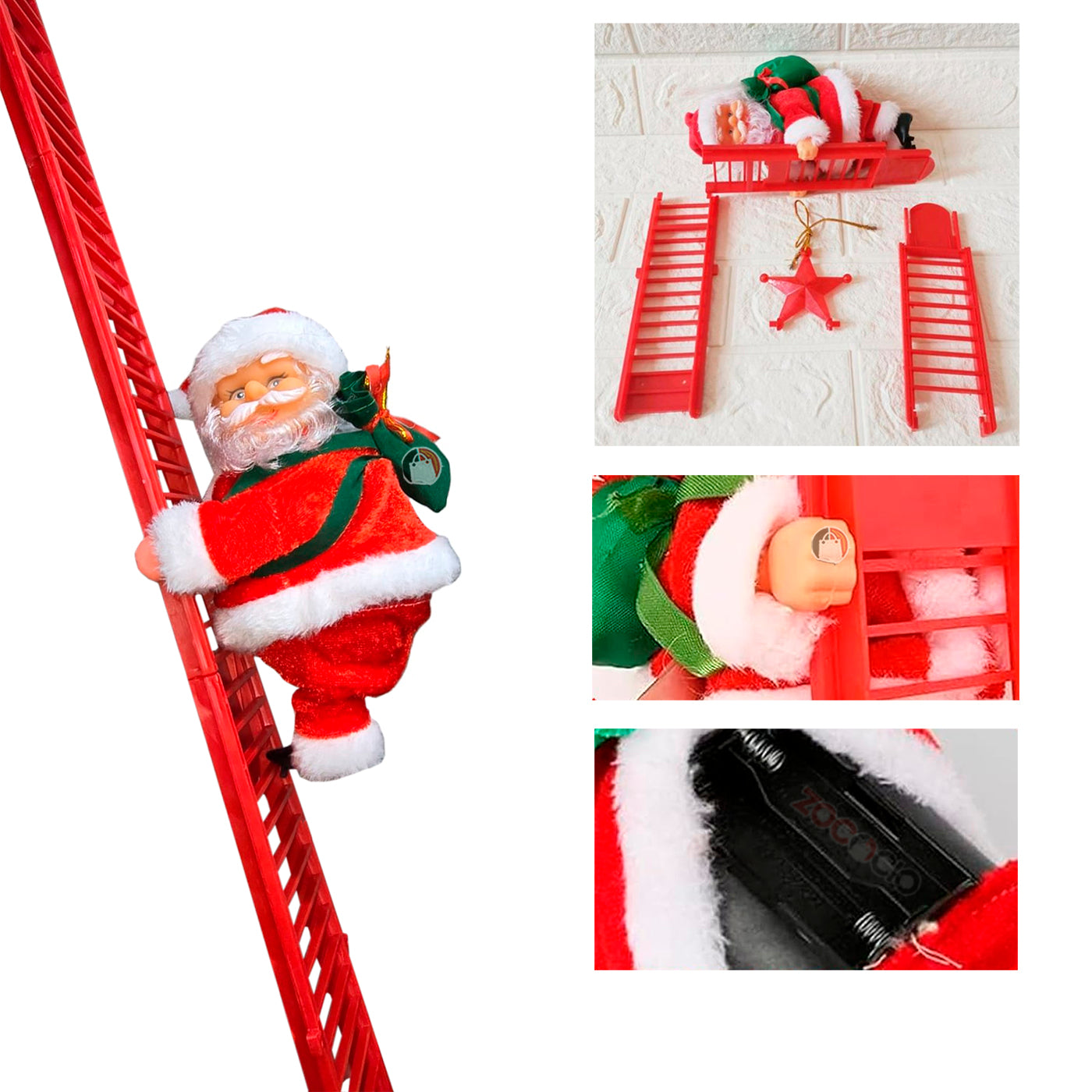 Papá Noel Escalera 🎅✨