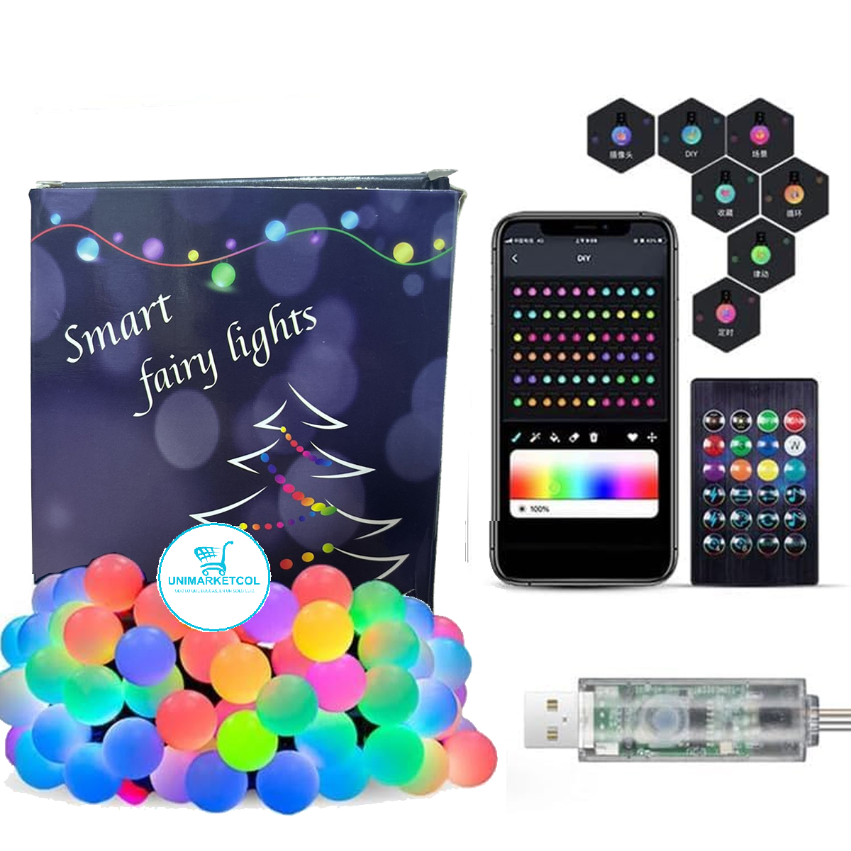 ✨ Luces De Burbuja Inteligente 🌈📱